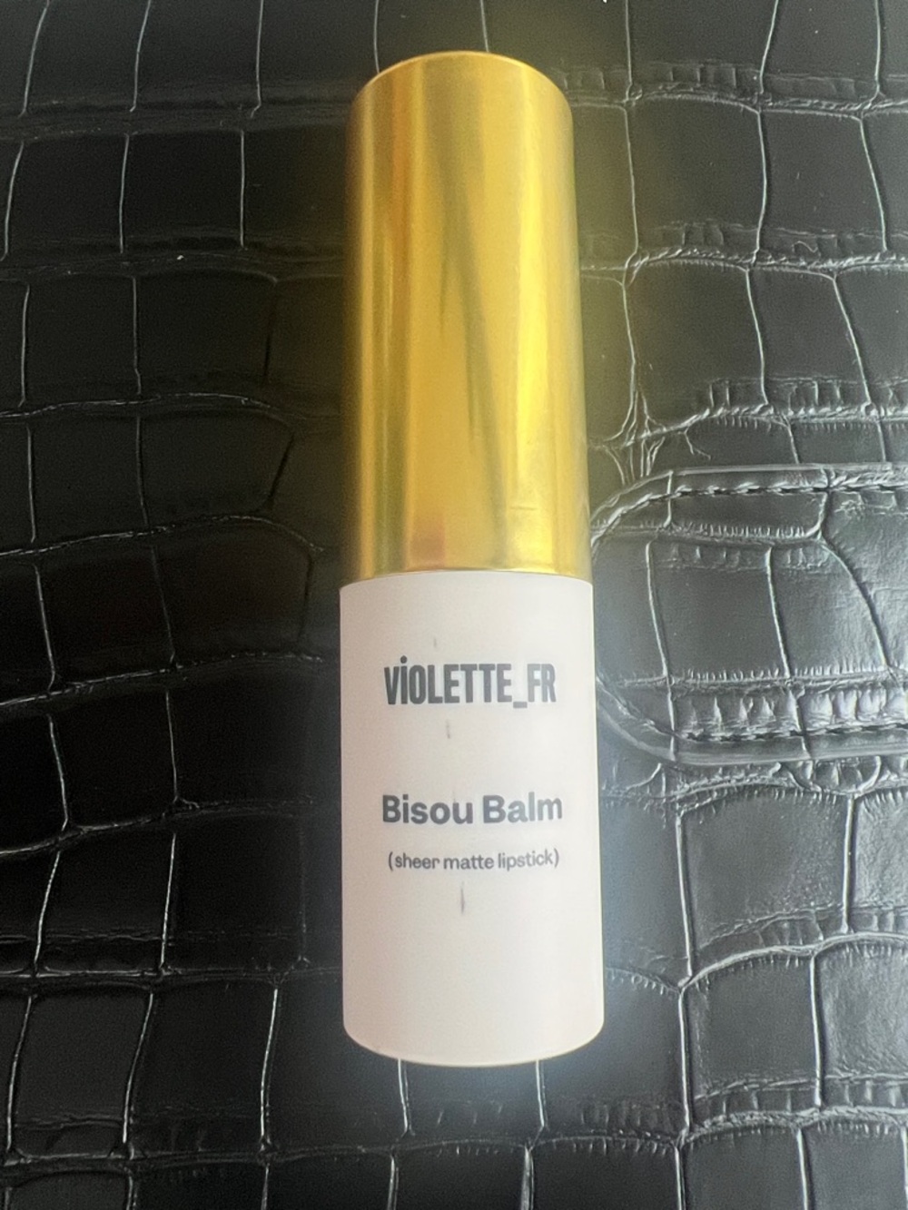 VIOLETTE_FR Bisou Balm Sheer Matte Lipstick Betise .08 oz 2.5 g Full Size NEW